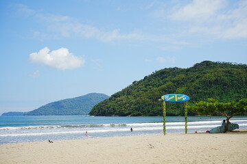 Iperoig Beach in Ubatuba, Sao Paulo, Brazil - ブラジル サンパウロ ウバトゥバ イペロイグビーチ