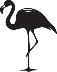  Flamingos silhouette vector EPS