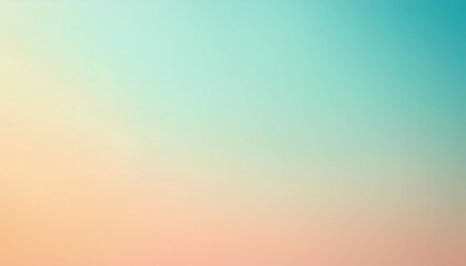 Pastel Gradient Background  Soft Peach  Mint Green  and Cream Color Blend for Design