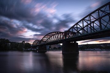 Prague steel bridge