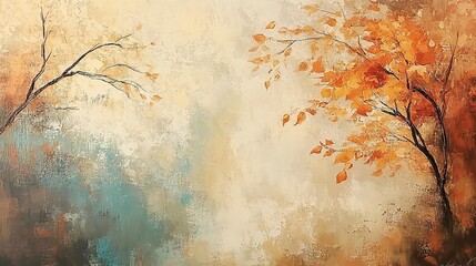 Abstract background in warm colors, with soft textures and grainy effects. 