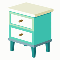 wooden cabinet with drawers