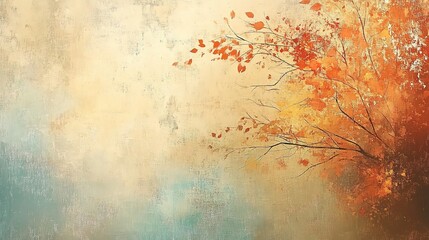 Abstract background in warm colors, with soft textures and grainy effects. 