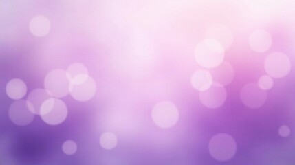 Abstract Lavender Bokeh Background with Soft Light Effects and Gentle Purple Hues