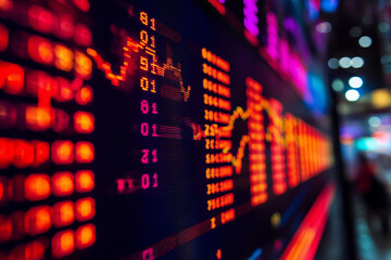 Stock market chart, abstract background, glowing lines depicting essential financial data, showcasing business trends and analytics in a clean design. Business charts and graphs