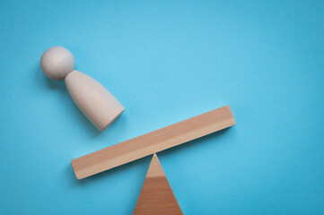 Loss of balance and stability. Psychological problems, burnout and stress, imbalance and emotional...