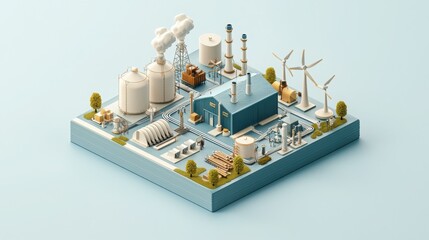 Integrating renewable energy storage a modern grid infographic