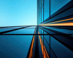 Fototapeta premium Abstract image of a layered financial structure, representing feeder funds converging into a centralized investment pool