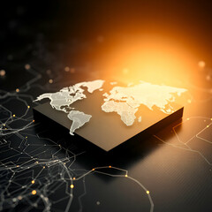 world map and globe