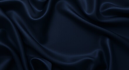 Obraz premium Dark Blue Silk Background