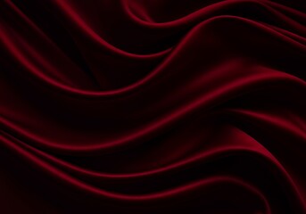 Obraz premium red silk fabric background