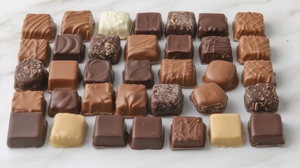 Assorted Gourmet Chocolate Squares Collection