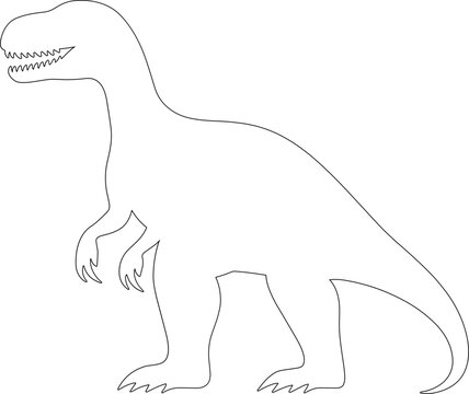recommend clip art: Dinosaur silhouette design illustration