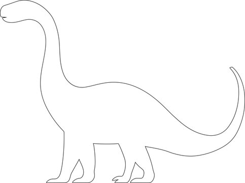 recommend clip art: Dinosaur silhouette design illustration