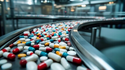 State-of-the-art pharmaceutical factory with advanced technology