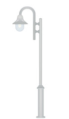 Street ground light.  vector illustration