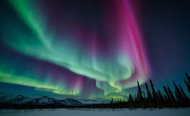 Aurora in the sky