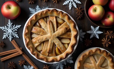 christmas apple pie
