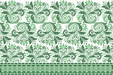 abstract seamless floral pattern with vintage botanical and ethnic motifs geometric design for textile fabric wallpaper fashion accessories