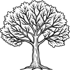 tree silhouette vector