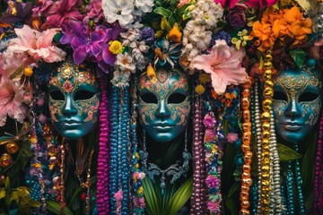 Fototapeta premium new orleans spring festival colors