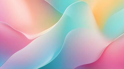 Abstract minimalist background design, colorful glass shapes to use as a backdrop, wallpaper or graphic resource