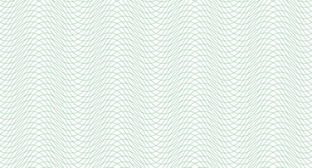 Guilloche seamless background. Guilloche texture with waves in green and red color.Digital watermark for Security Papers, certificate, voucher, banknote, money design, currency, check, ticket etc.