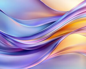 Fototapeta premium Abstract Swirling Pastel Colors Fluid Design Dynamic Waves Smooth Gradient Background