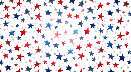red and blue stars