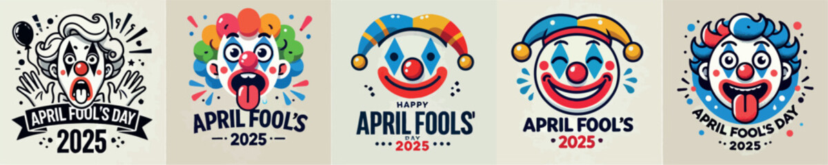 Image of clowns celebrating April Fool's Day