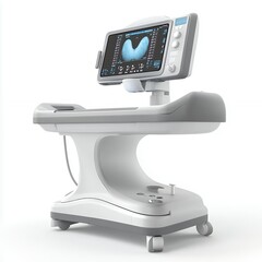 Modern Ultrasound Machine: Sleek Design, Clear Display, Medical Imaging
