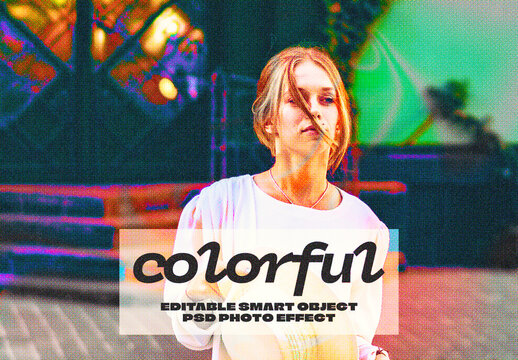 Colorful Heatmap Photo Effect