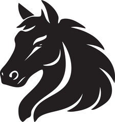 horse head silhouette