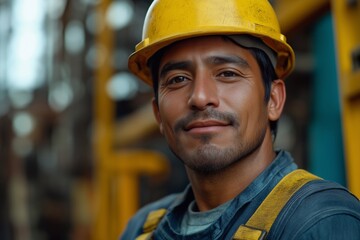 portrait of a construction worker	