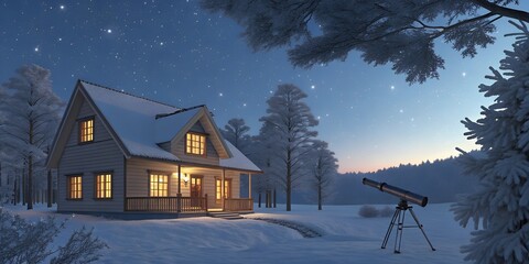 Fototapeta premium Hand gripping a warm coffee mug during a cozy winter evening at home