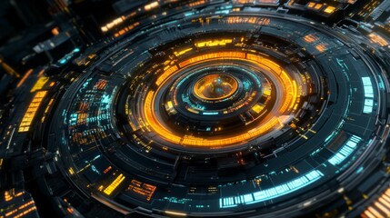 Vibrant Interface Design with Engaging Lighting Effects