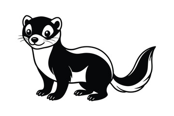  cute-ferret-cartoon