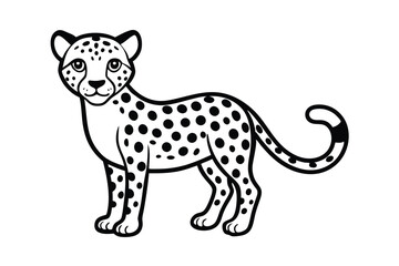 tiger cartoon isolated on white