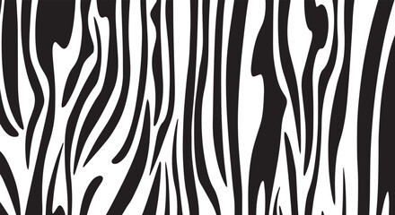 Zebra skin background vector. Animal fur, vector background for Fabric design, wrapping paper, textile, and wallpaper