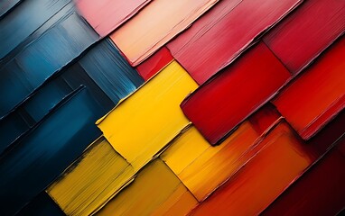 Abstract colorful paint strokes texture.