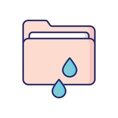 Data Leak vector icon