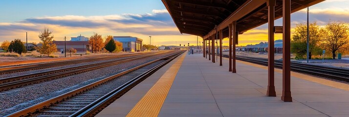 Fototapeta premium train station