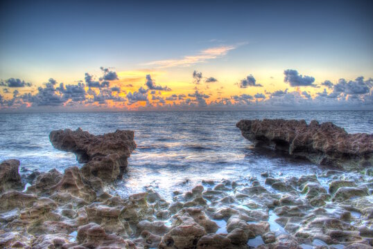 Coral Cove Park Jupiter Island Florida Sunrise.