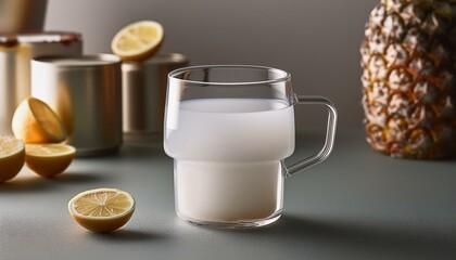 16oz can cup libbey glass mockup minimalist style glass can mockup glass tumbler mockup