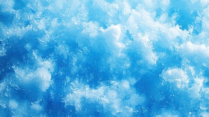 Fototapeta premium Textured Ice Background with Frosty Blue Color for Design Use