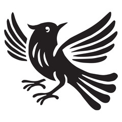 Silhouette of a palm tree on white background	