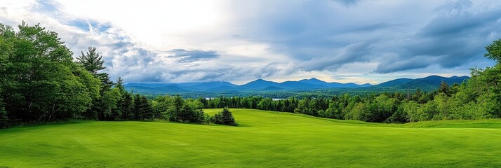 green landscape, green 