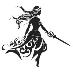 Warrior Silhouette Vector