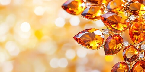 orange abstract wallpaper design gemstones and jewelry