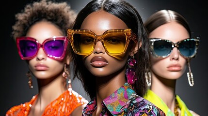 The rise of oversized glasses in fashion trends.